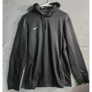 Nike Dri-FIT Mens Black Training Hoodie Pullover Sweatshirt Large L